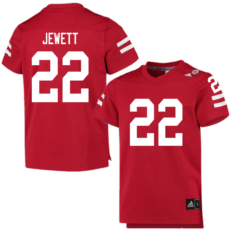 Men #22 Cooper Jewett Nebraska Cornhuskers College Football Jerseys Sale-Scarlet - Click Image to Close